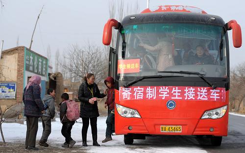 甘肅：寄宿生校車(chē)接送全覆蓋