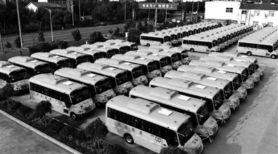 興化一口氣采購(gòu)258輛“大鼻子”校車