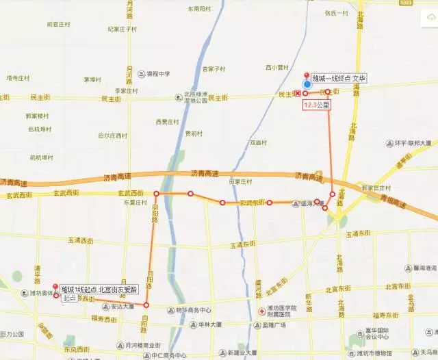 濰坊文華國際小學(xué)新增8條校車線路